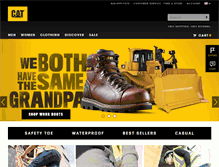 Tablet Screenshot of catfootwear.com